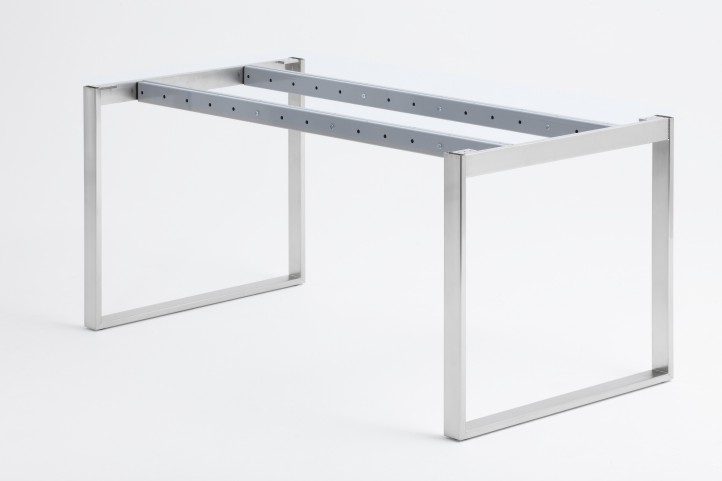Tischgestell Kufensystem, Rechteckrohr 60x20mm