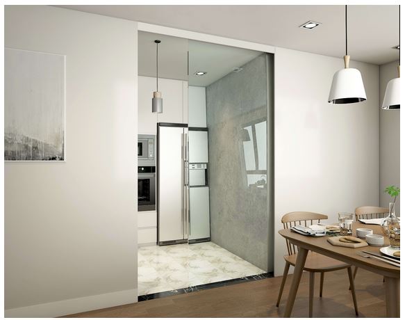 Schiebetürsystem Spaceship Pocket (Glastüren)