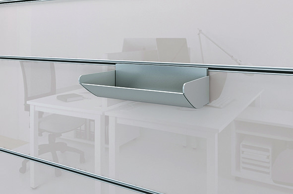 Wall System - Ablageschale Länge 200mm