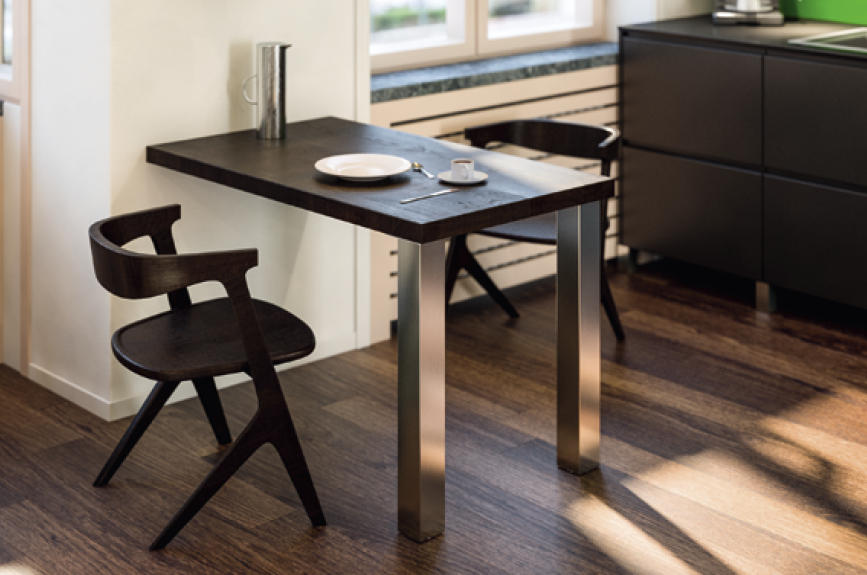 Tischbeine eckig 80x80mm - Einzelfüße