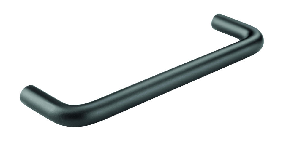 Möbelgriff Aluminium 10mm - Schwarz eloxiert