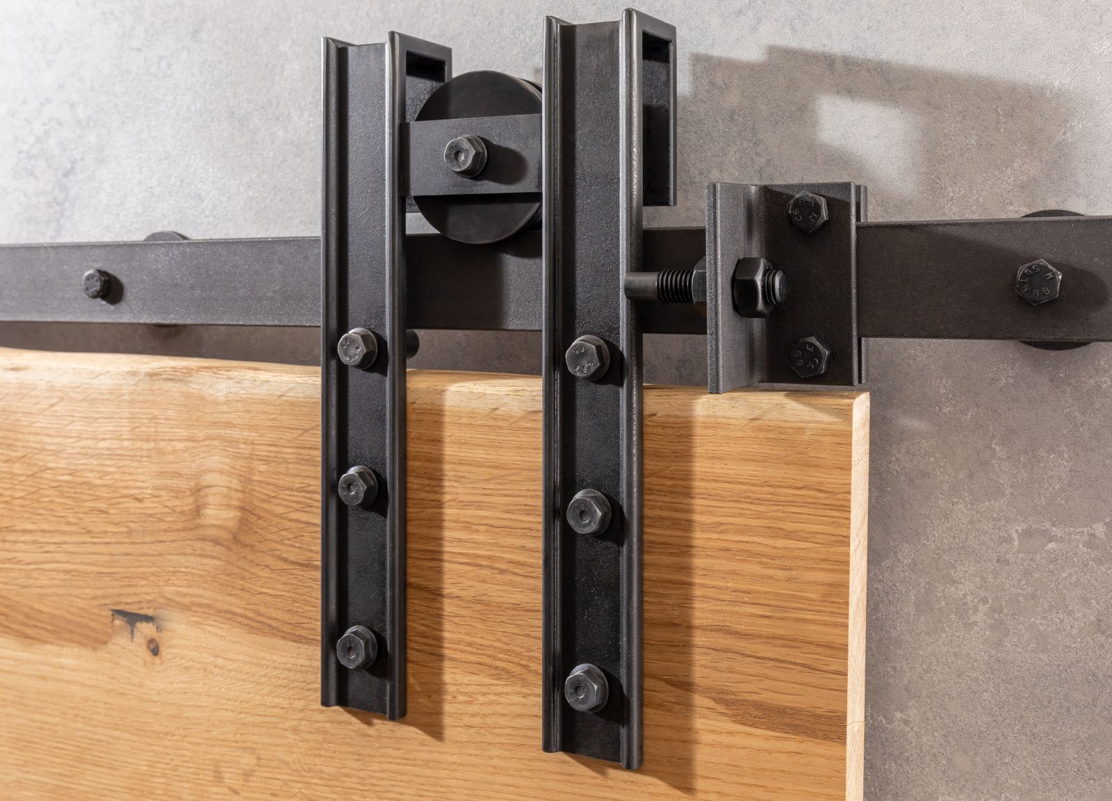 Schiebetürbeschlag-Set SB0004 für Holztüren Dicke 30-50mm