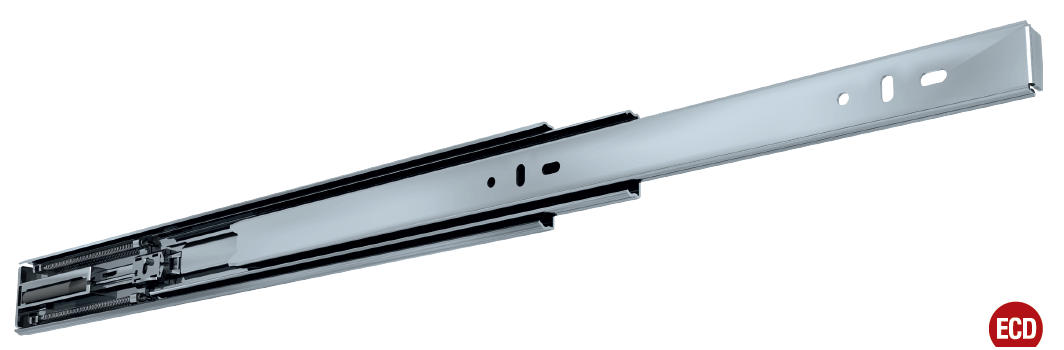 Fulterer FR 5046 ECD Teleskopvollauszug bis 60kg, Stahl glanz verzinkt