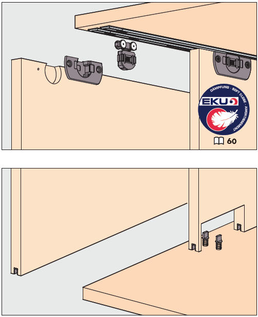 EKU Clipo 16H für Türgewicht 16kg