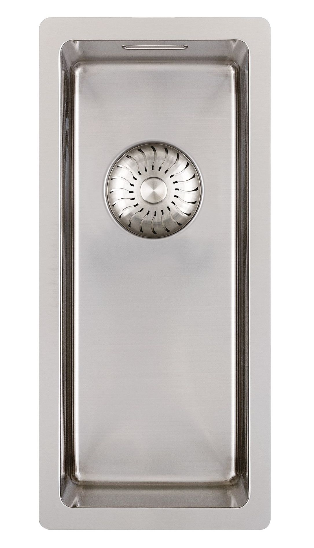 Spüle Edelstahl matt geschliffen, Eckradius 10mm