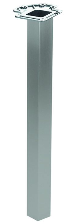 Tischbeine eckig 60x60mm Edelstahl - Einzelfüße