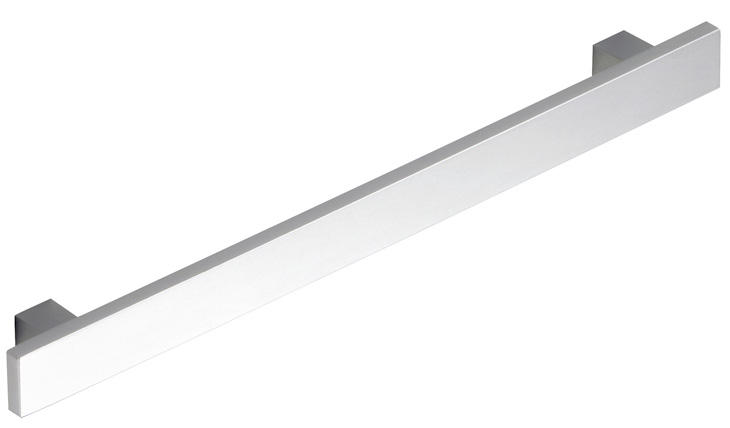 Flachbandsockelgriff Profil 15x6mm (215.XX1.06.8 V ) Edelstahl gebürstet, Maßfertigung