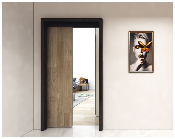 Schiebetürsystem Spaceship Deckenmontage (Holztüren)