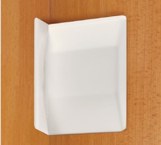 Abdeckkappen Weiss für Schrankaufhänger UAH 807